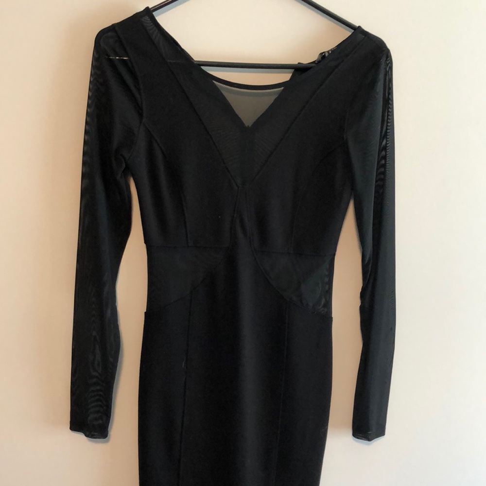 Lace black dress